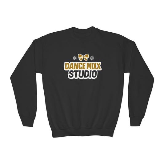 Dance Mixx Studio - Youth Holiday Bow Crewneck (Option 1)