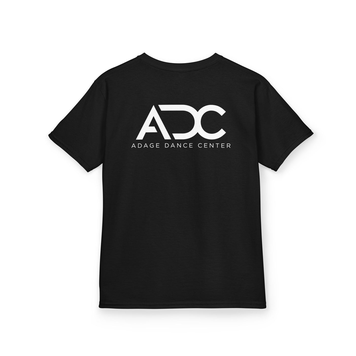 Adage Dance Center: Gildan Youth T-Shirt (Front Logo, Back Logo)
