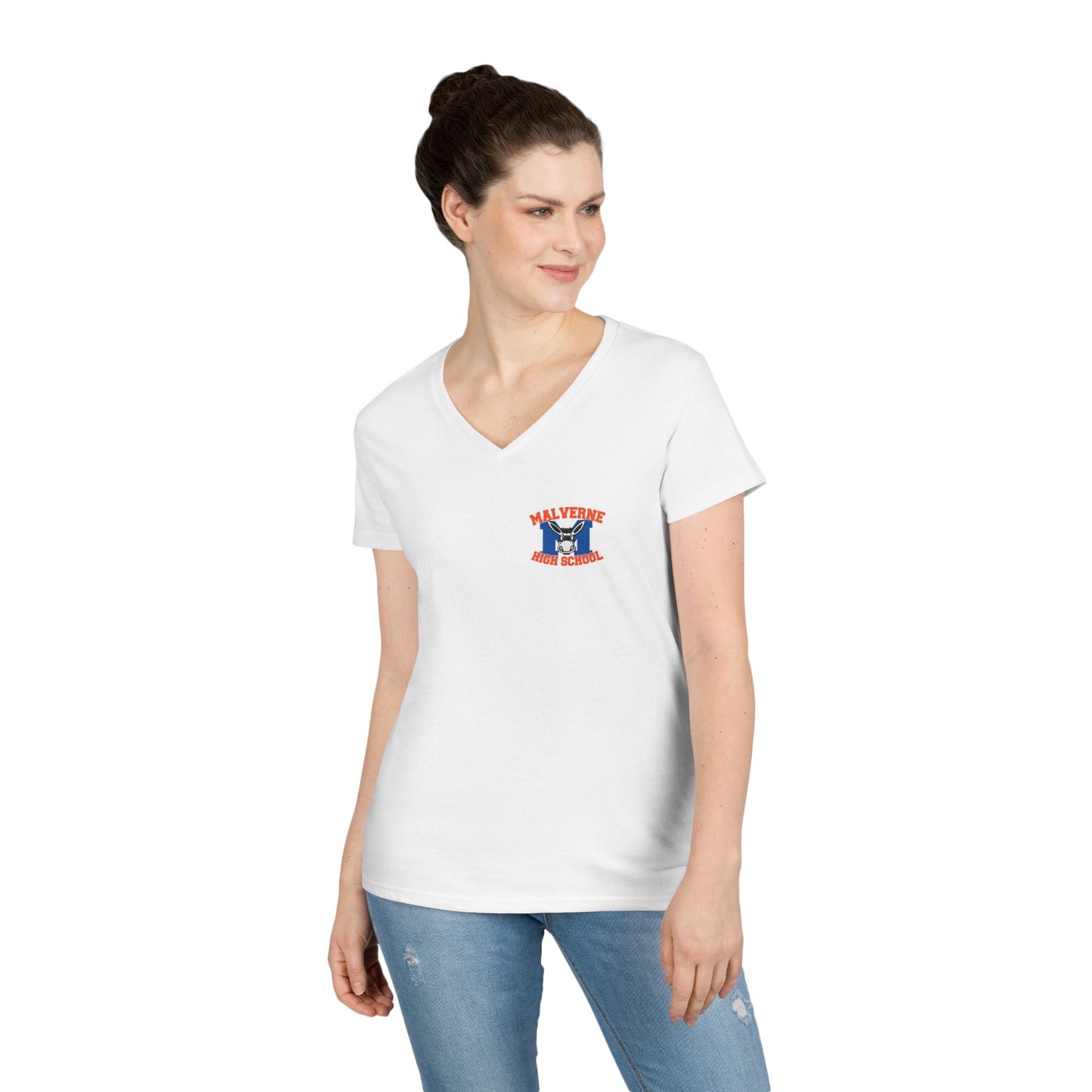 MHS - Ladies' V-Neck T-Shirt