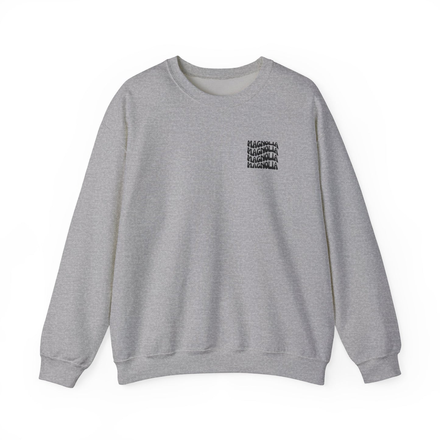 MDA - Unisex Crewneck Sweatshirt (Front Mini Logo, Back Large Logo)