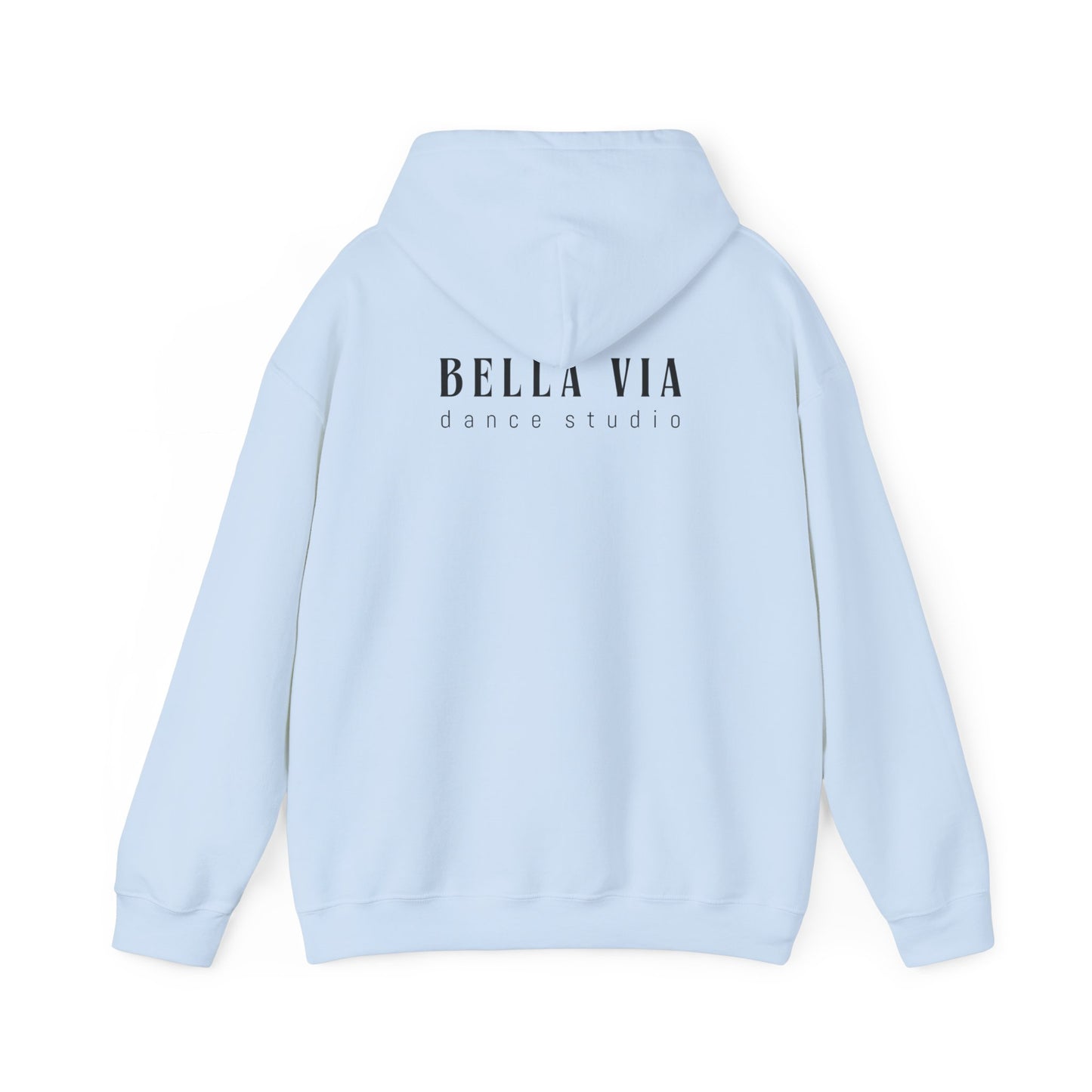 BellaVia - Unisex Hooded Sweatshirt - (Front Design, Back Design)