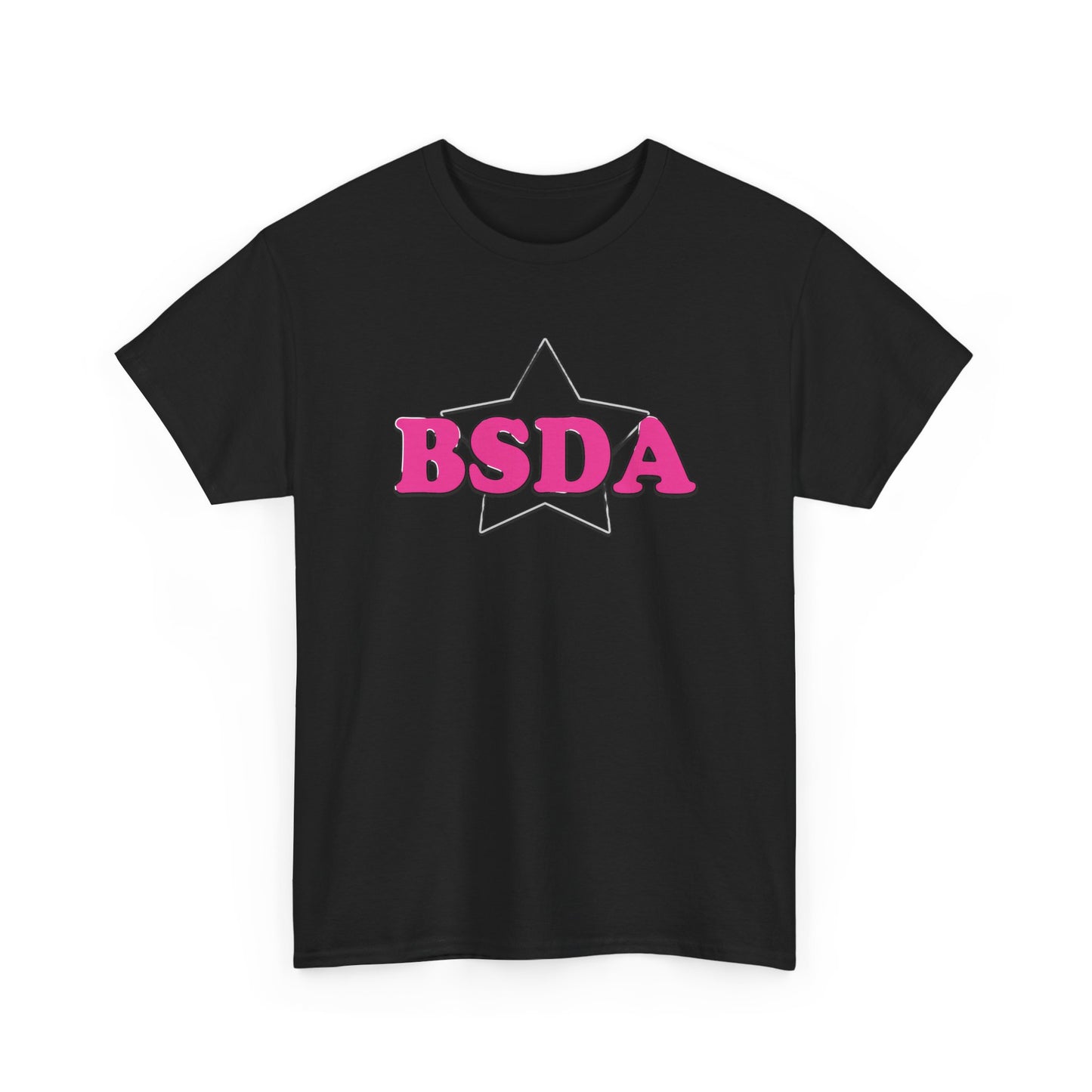 BSDA - Unisex Heavy Cotton Tee (Front Logo, Back Saying)