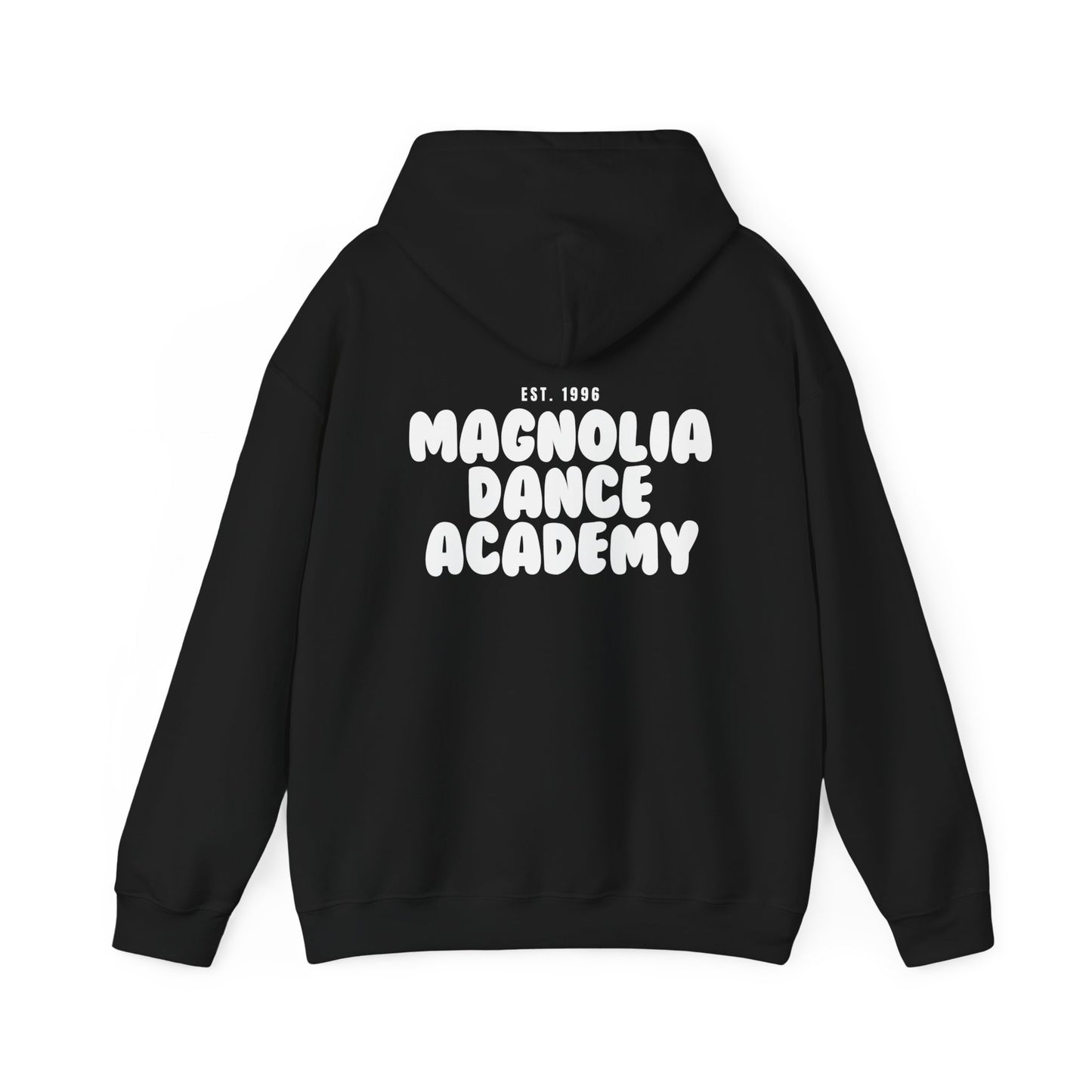 MDA - Unisex Hooded Sweatshirt (Front Mini Logo, Back Large Logo)