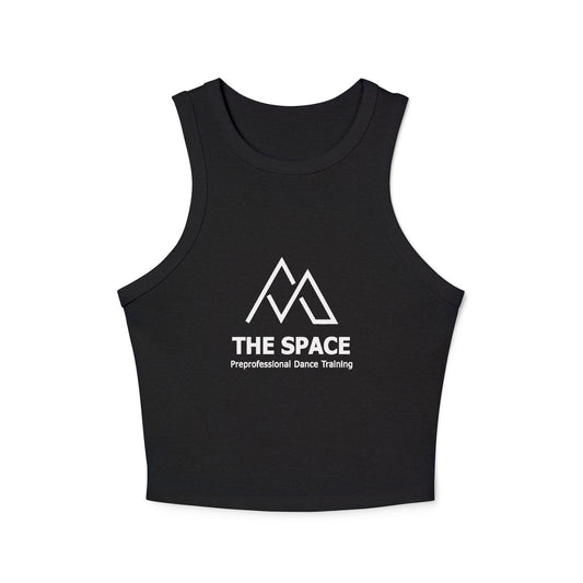 The Space - Women's Racer Tank Top (Front Logo, Back Name) Custom: Read Description