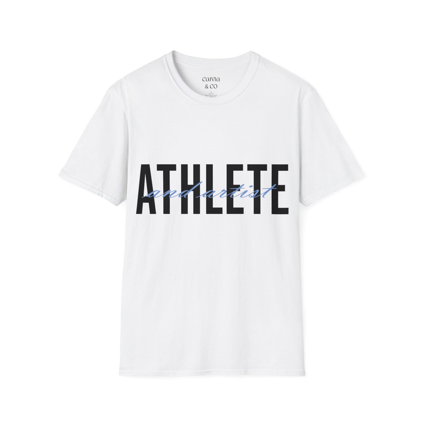 ATHLETE and ARTSIT - Unisex Softstyle T-Shirt - (Front Design)