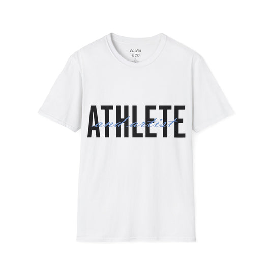 ATHLETE and ARTSIT - Unisex Softstyle T-Shirt - (Front Design)