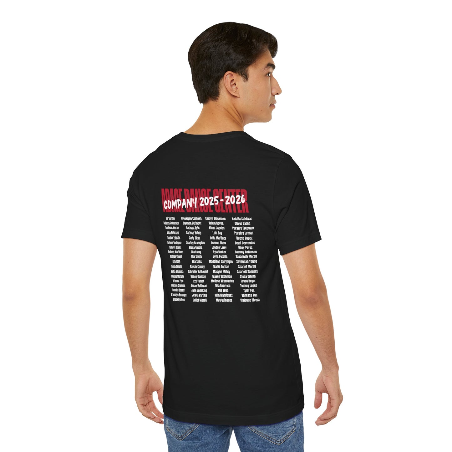 Adage Dance Center - Company 2025–2026 Team - Unisex Bella + Canvas Tee