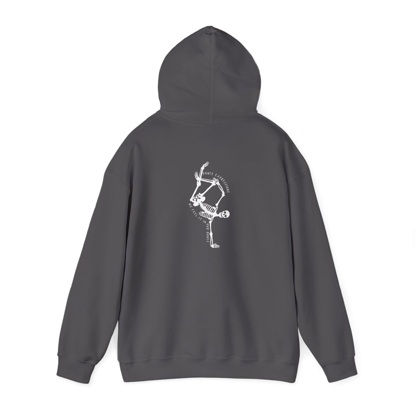 DE - Unisex Hooded Sweatshirt - Front Logo, Back Design