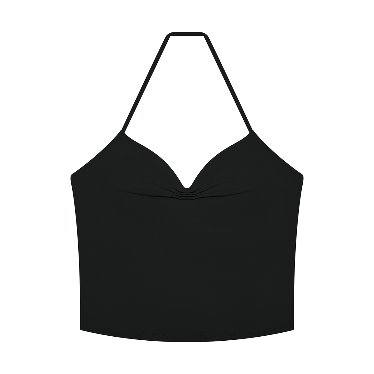 MDA - Women's Ruched Halter Tank Top