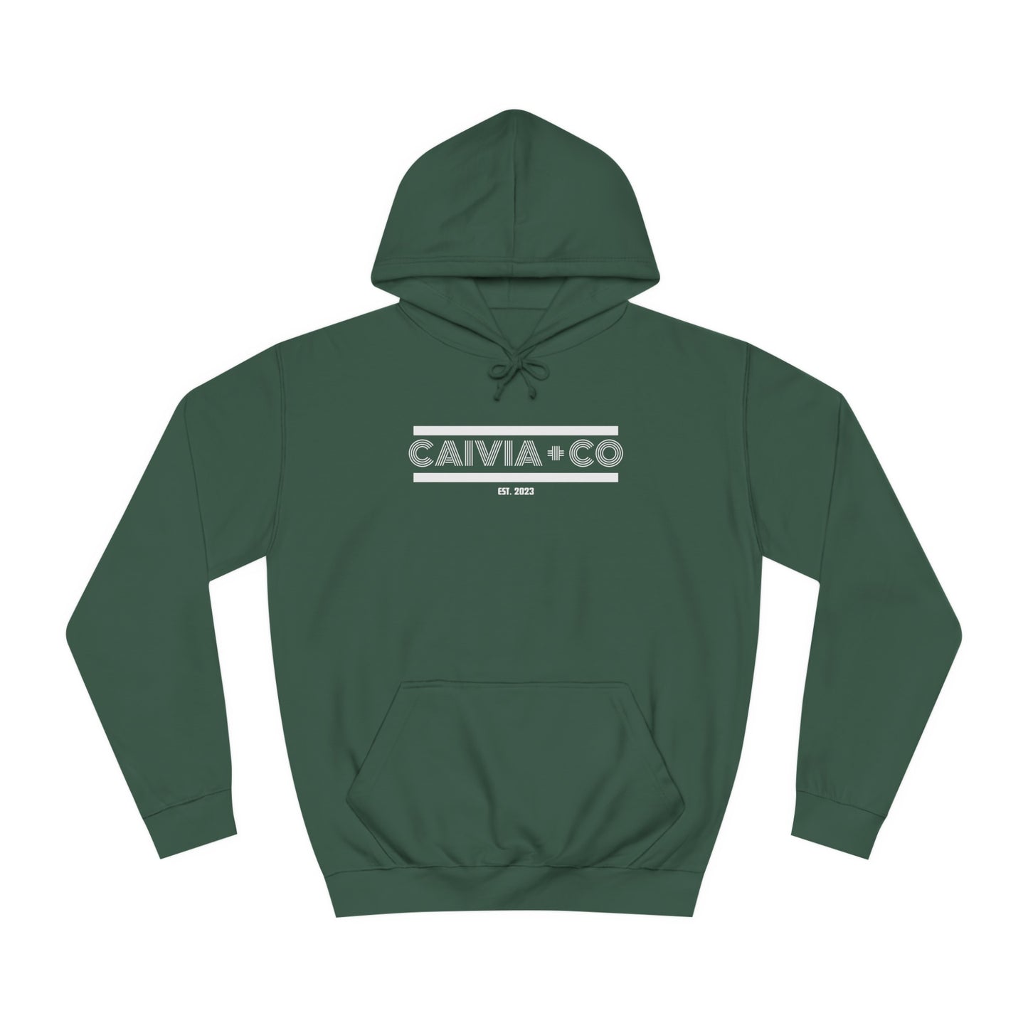 CAIVIA & Co. - Unisex Hoodie (Front Logo, Back Design)