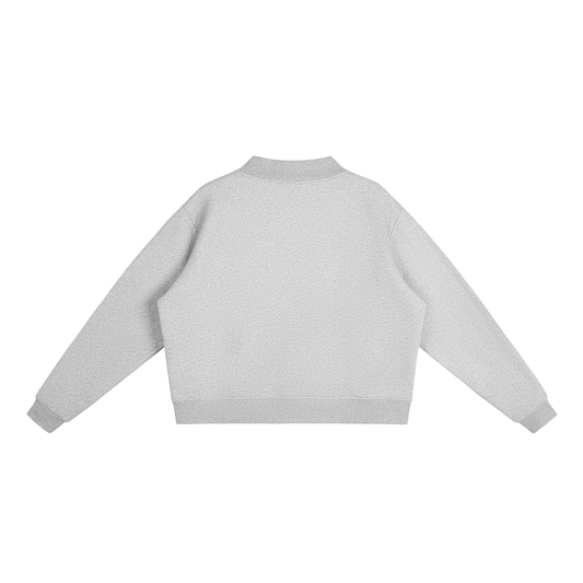 DT Winter - Unisex Fleece Mock-Neck Crew Sweatshirt