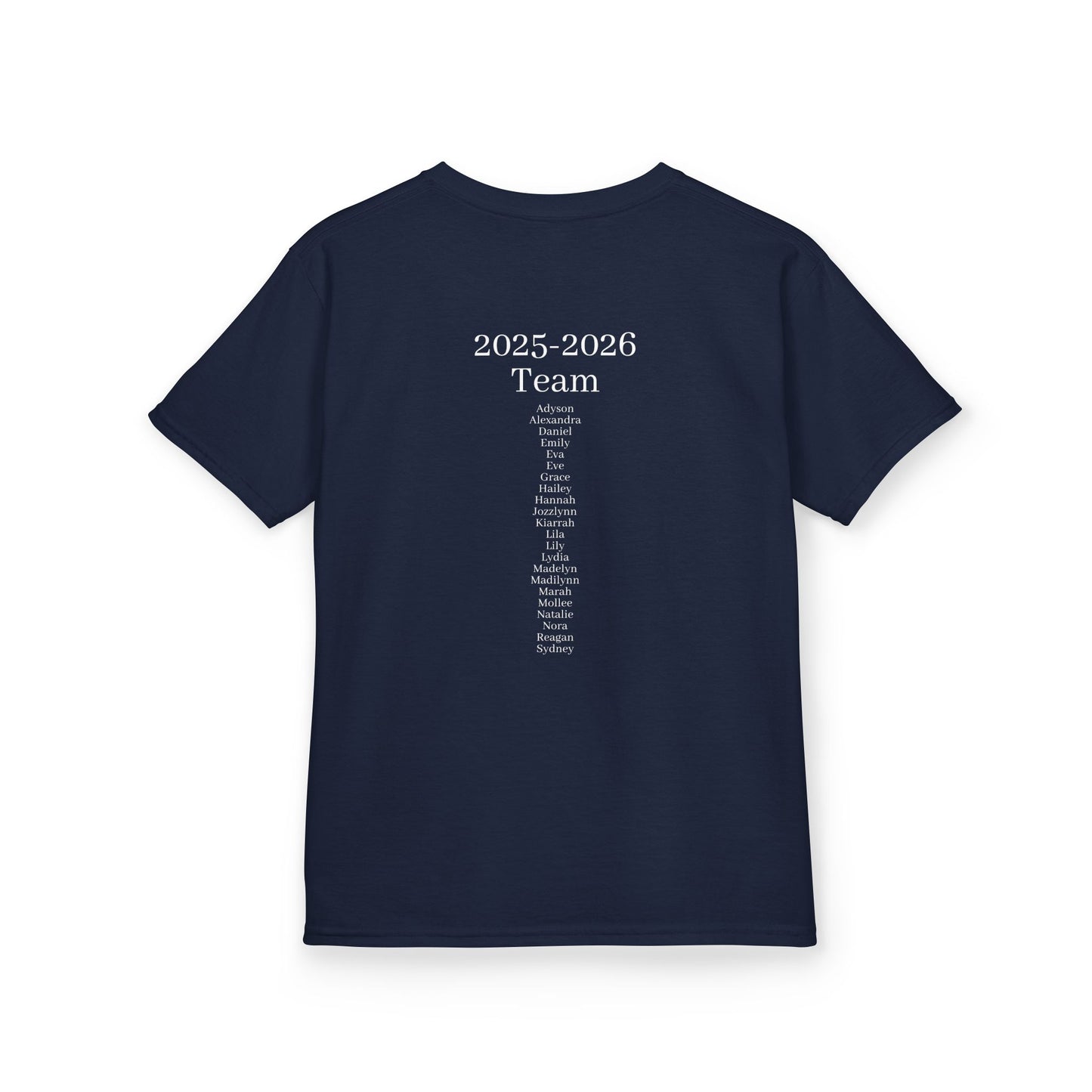 Dream Team Dance Company - Youth Cotton Tee | 2025-2026 Team Roster