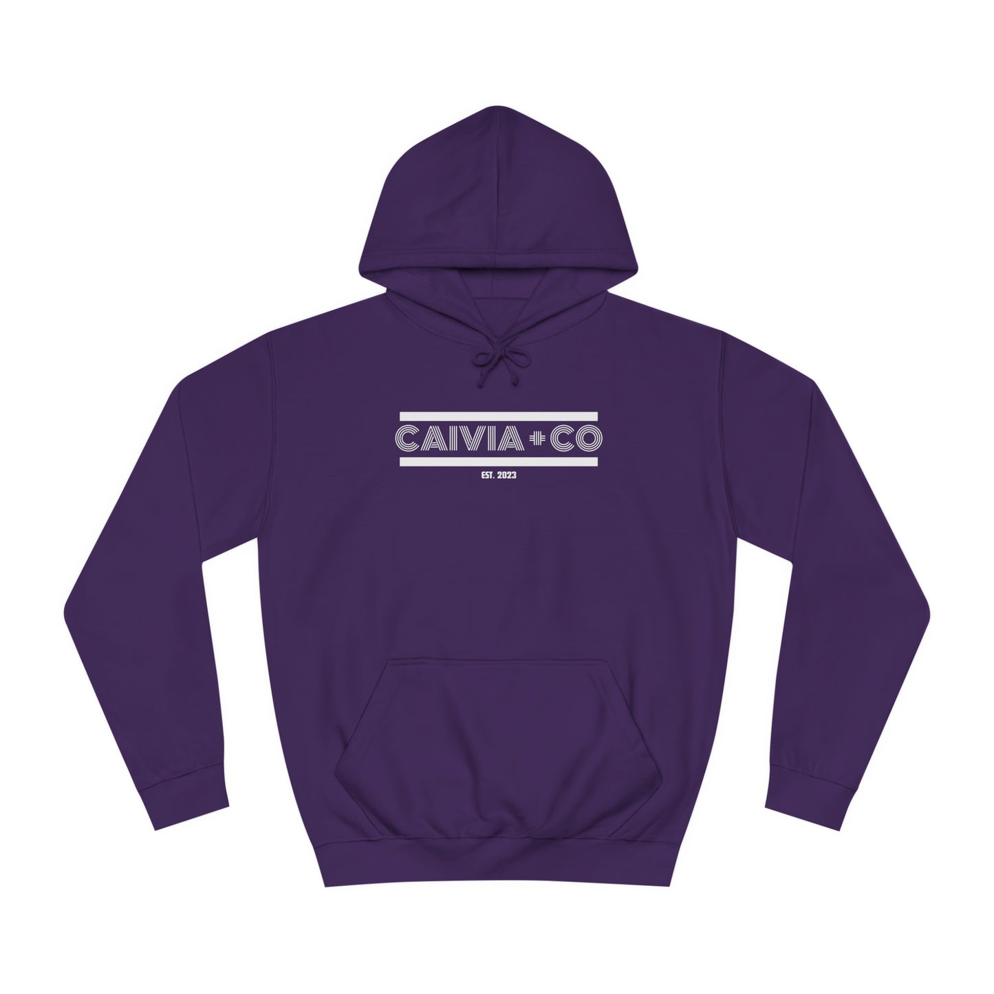 CAIVIA & Co. - Unisex Hoodie (Front Logo, Back Design)