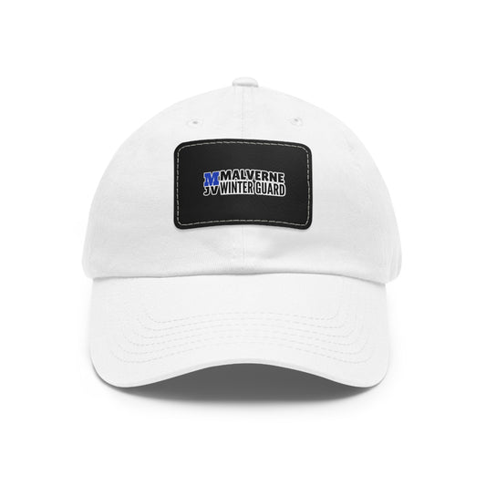 JV Malverne Winter Guard - Leather Patch Baseball Hat