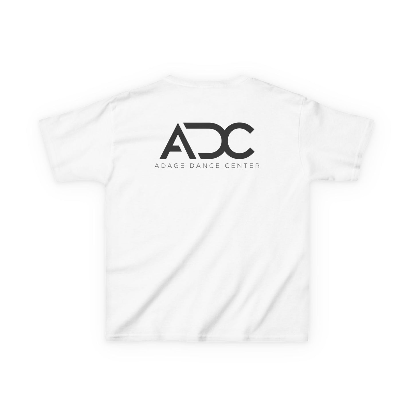 Adage Dance Center: Gildan Youth T-Shirt (Front Logo, Back Logo)