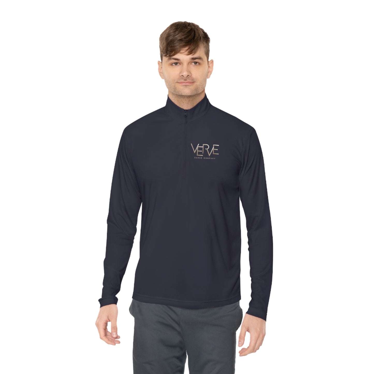 VERVE - Unisex Quarter-Zip Pullover (Front Logo)