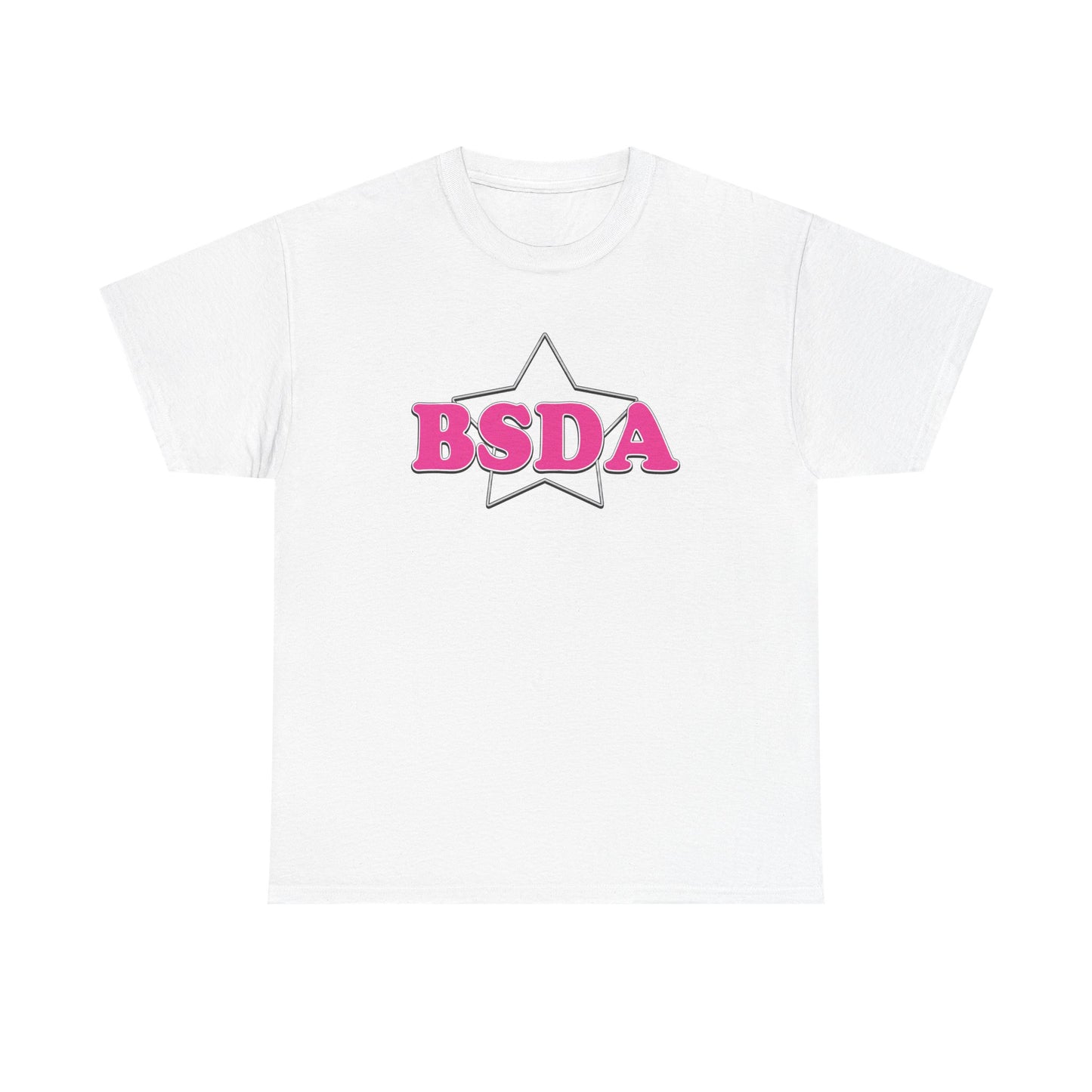 BSDA - Unisex Heavy Cotton Tee (Front Logo, Back Saying)