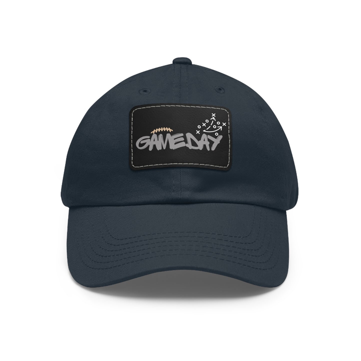 GAME DAY - Hat with Leather Patch (Rectangle)