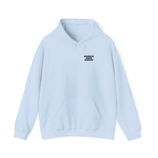 MDA - Unisex Hooded Sweatshirt (Front Mini Logo, Back Large Logo)