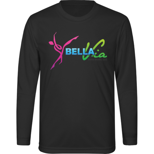 BellaVia - Kids Long Sleeve Tee (Front Logo)