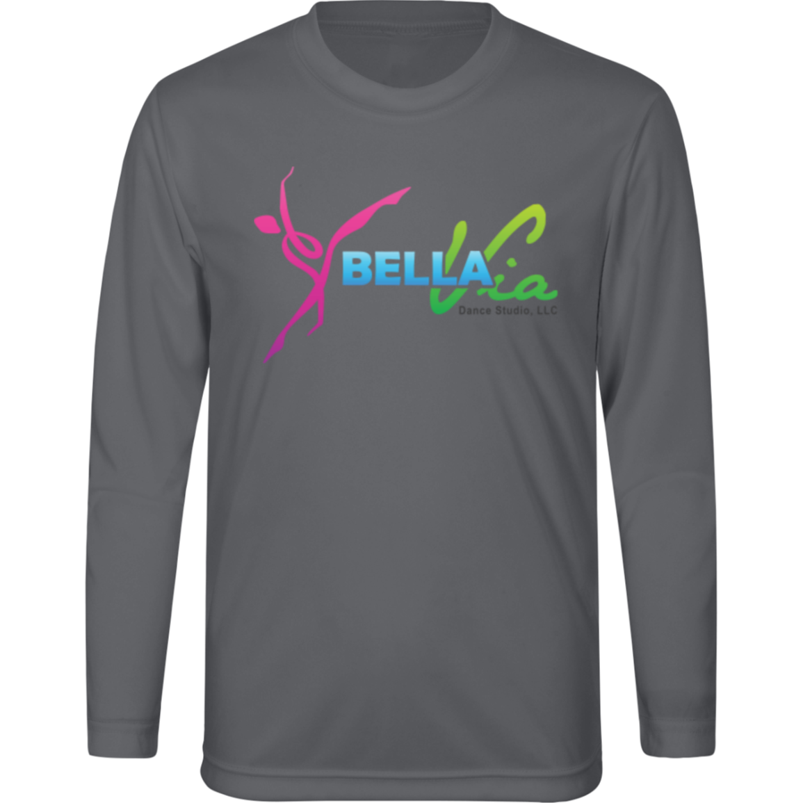 BellaVia - Kids Long Sleeve Tee (Front Logo)