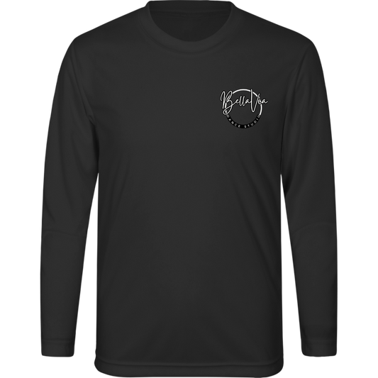 BellaVia - Kids Long Sleeve Tee (Front Logo, Back Design)