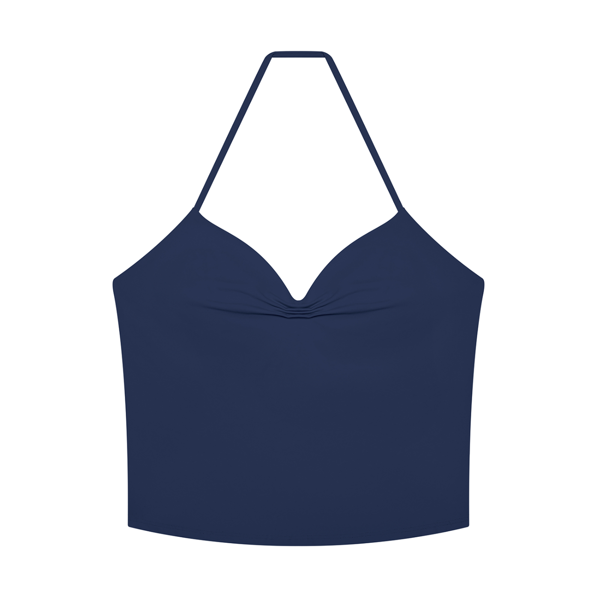 TPDC Winter - Women's Ruched Halter Yoga Tank Top (Back Design)