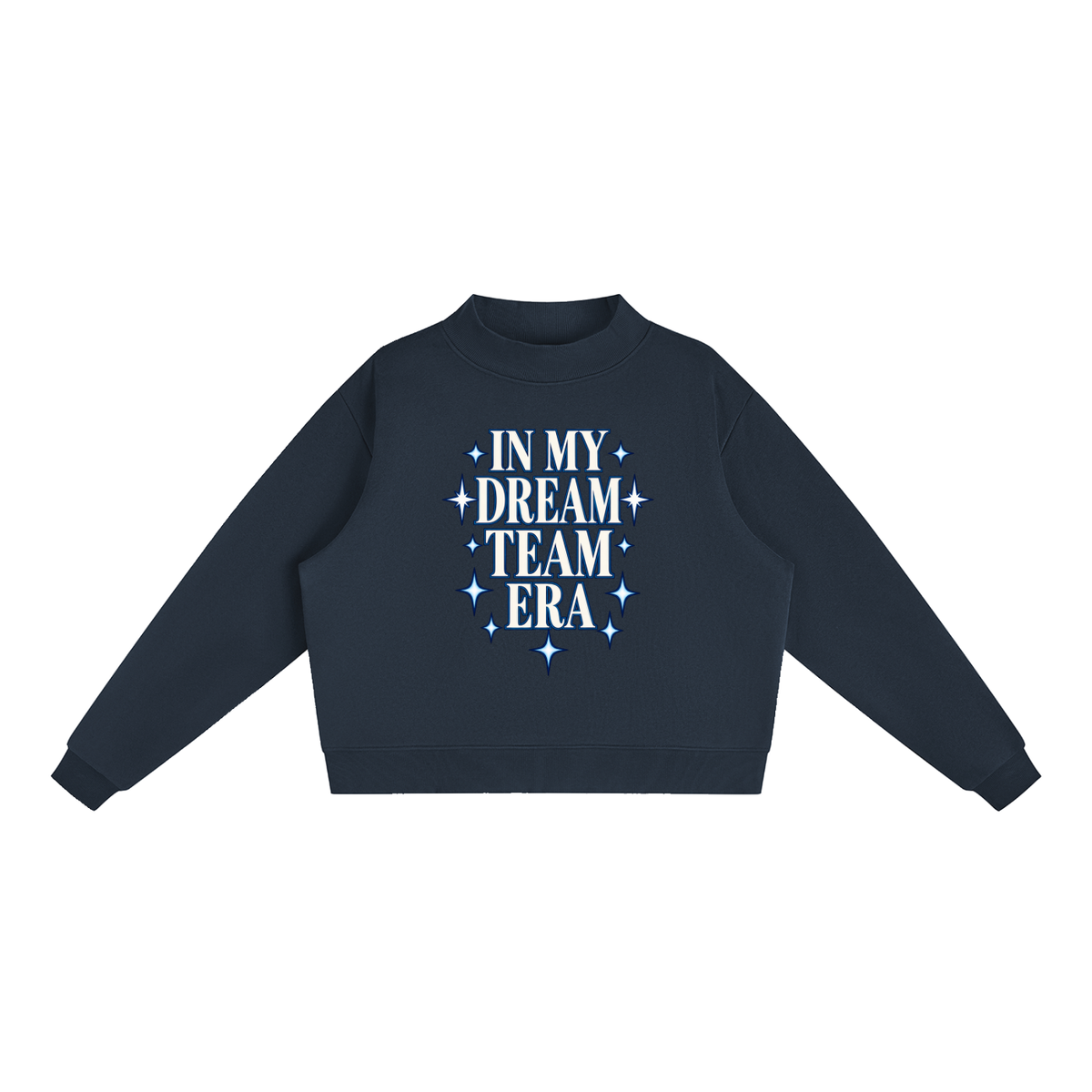 DT Winter - Unisex Fleece Mock-Neck Crew Sweatshirt