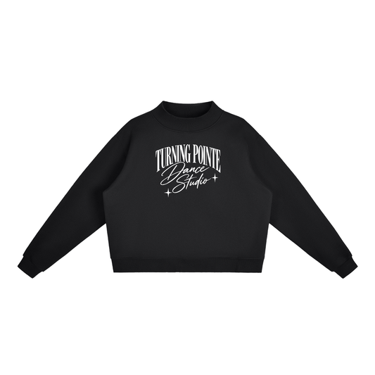 TPDC Winter - Unisex Fleece Mock-Neck Crew Sweatshirt