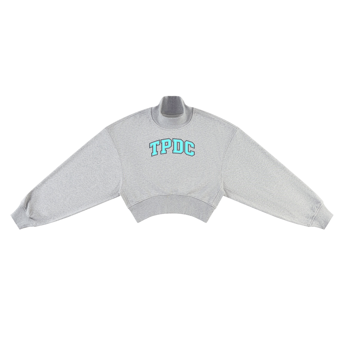 TPDC - Women's Crop Mock Neck Sweatshirt