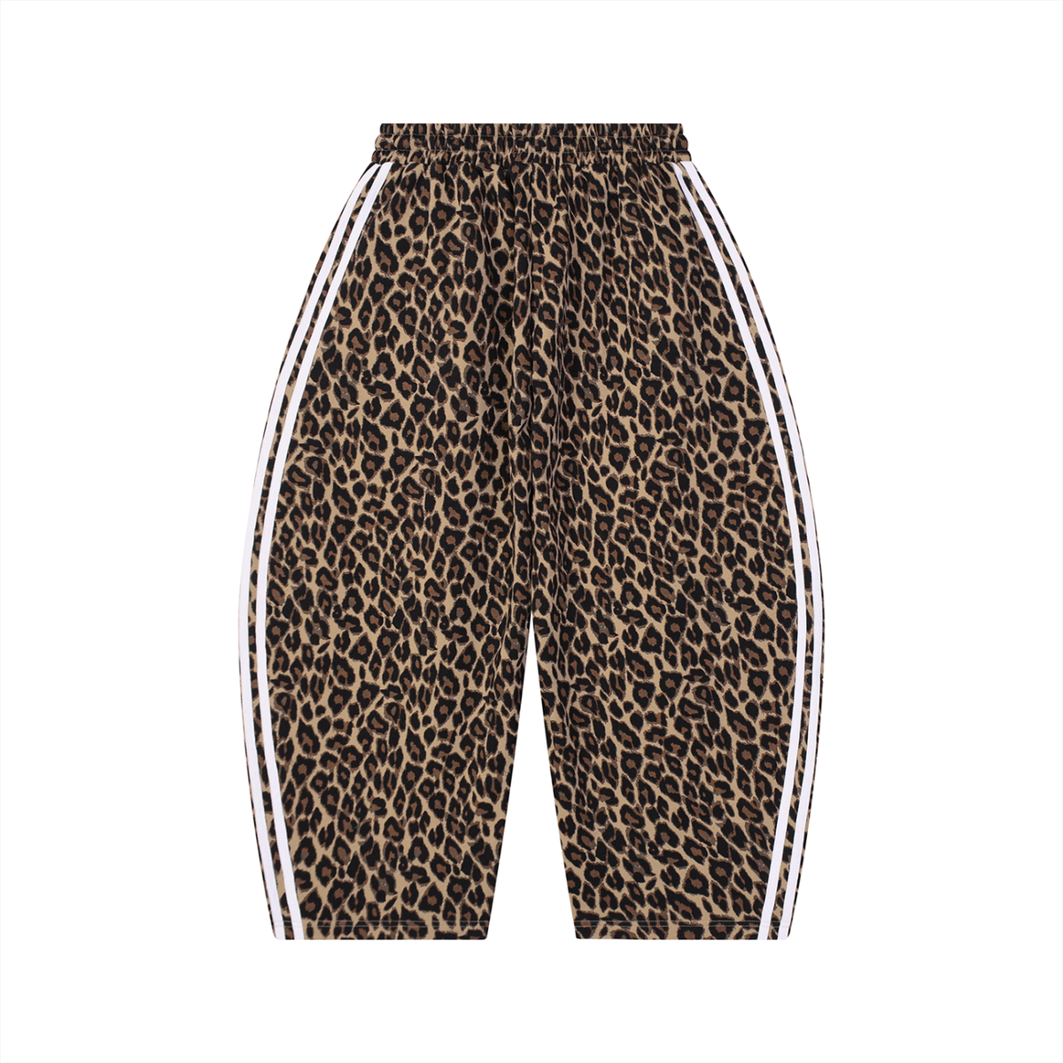 CAIVIA & Co. - Unisex Leopard Barrel Leg Sweatpants