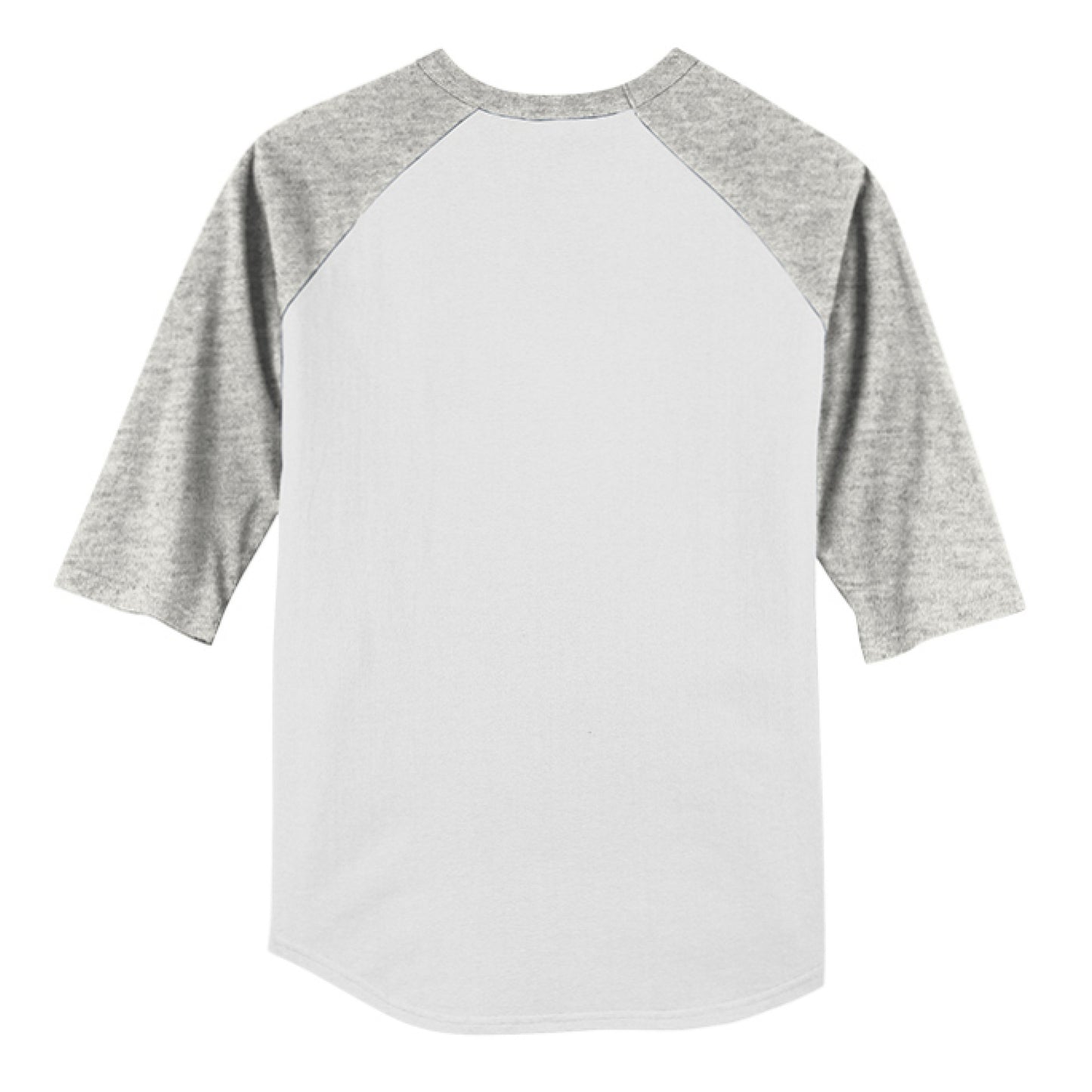 WHITE / HEATHER GREY - BACK
