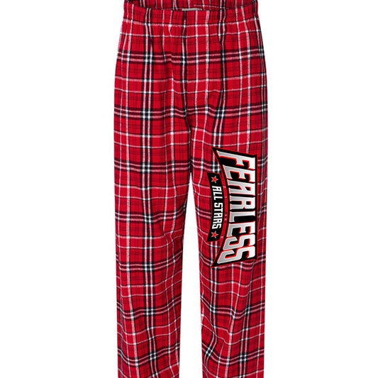 RED/ WHITE PLAID - FRONT