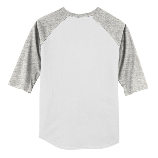 WHITE / HEATHER GREY - BACK
