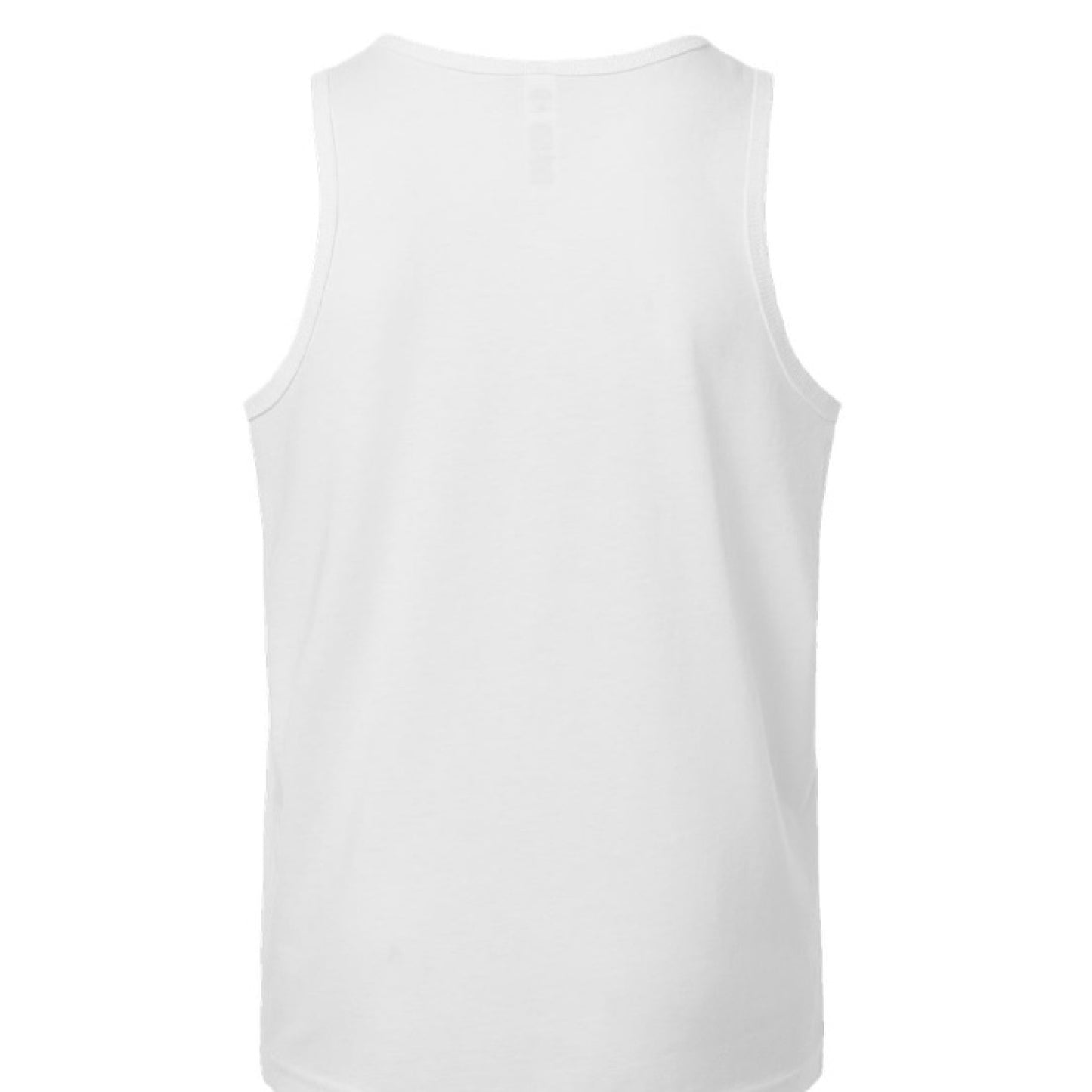 Solid White Triblend - BACK