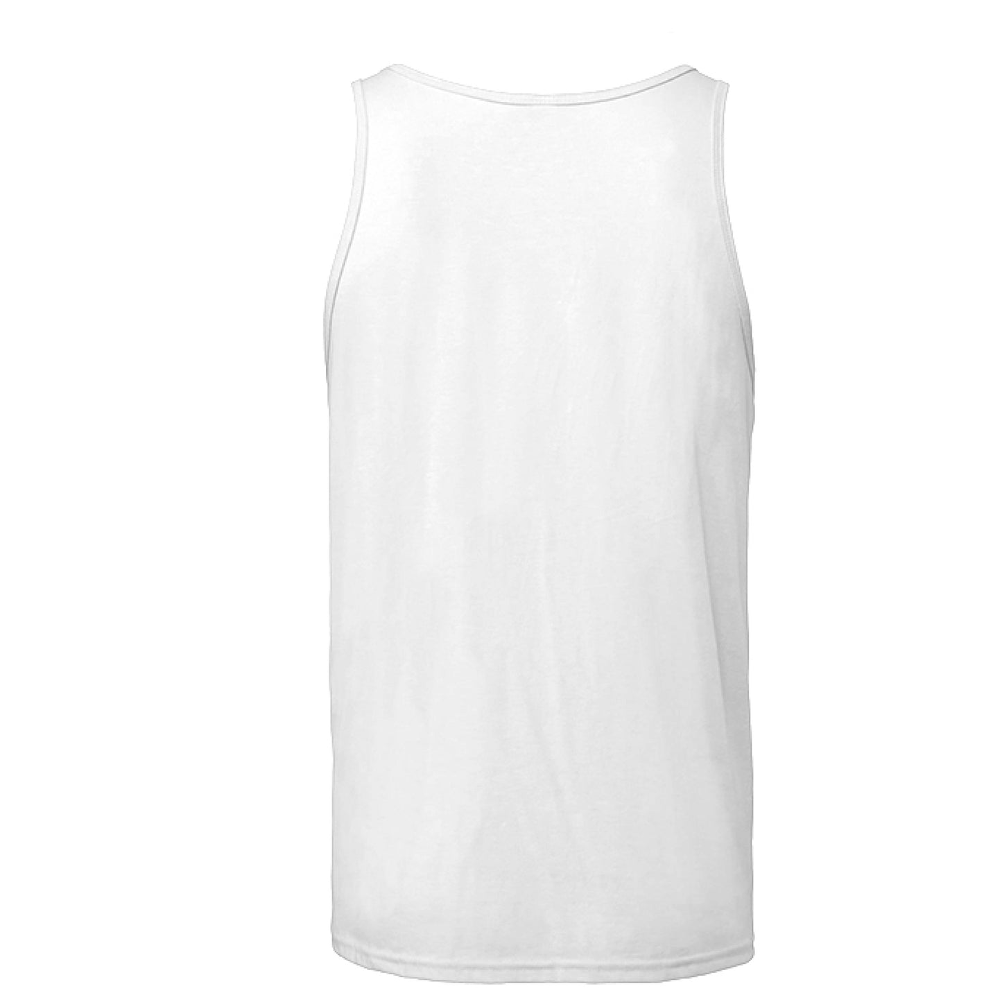 Solid White Triblend - BACK