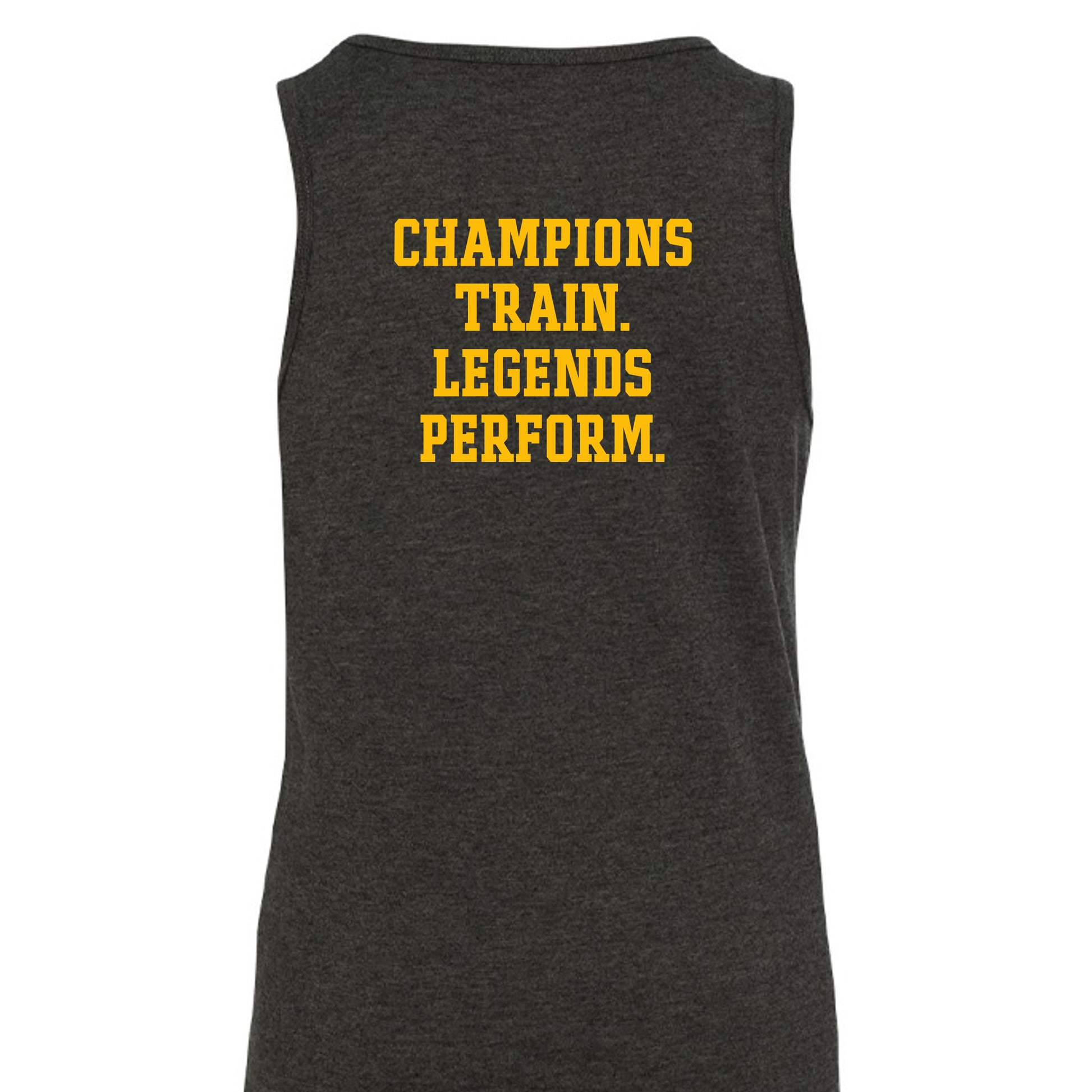 DARK GREY HEATHER - 3480YCV - BACK