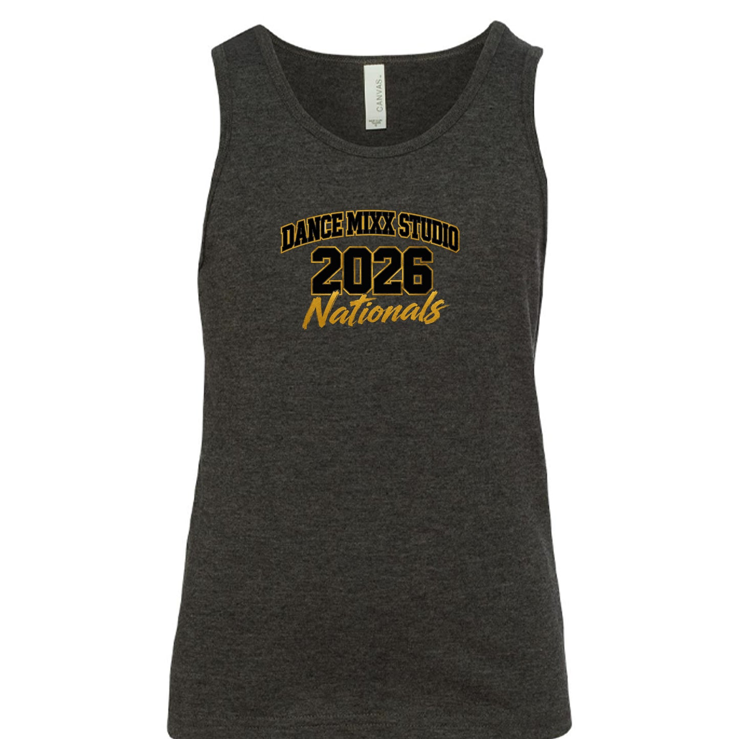 DARK GREY HEATHER - 3480YCV - FRONT