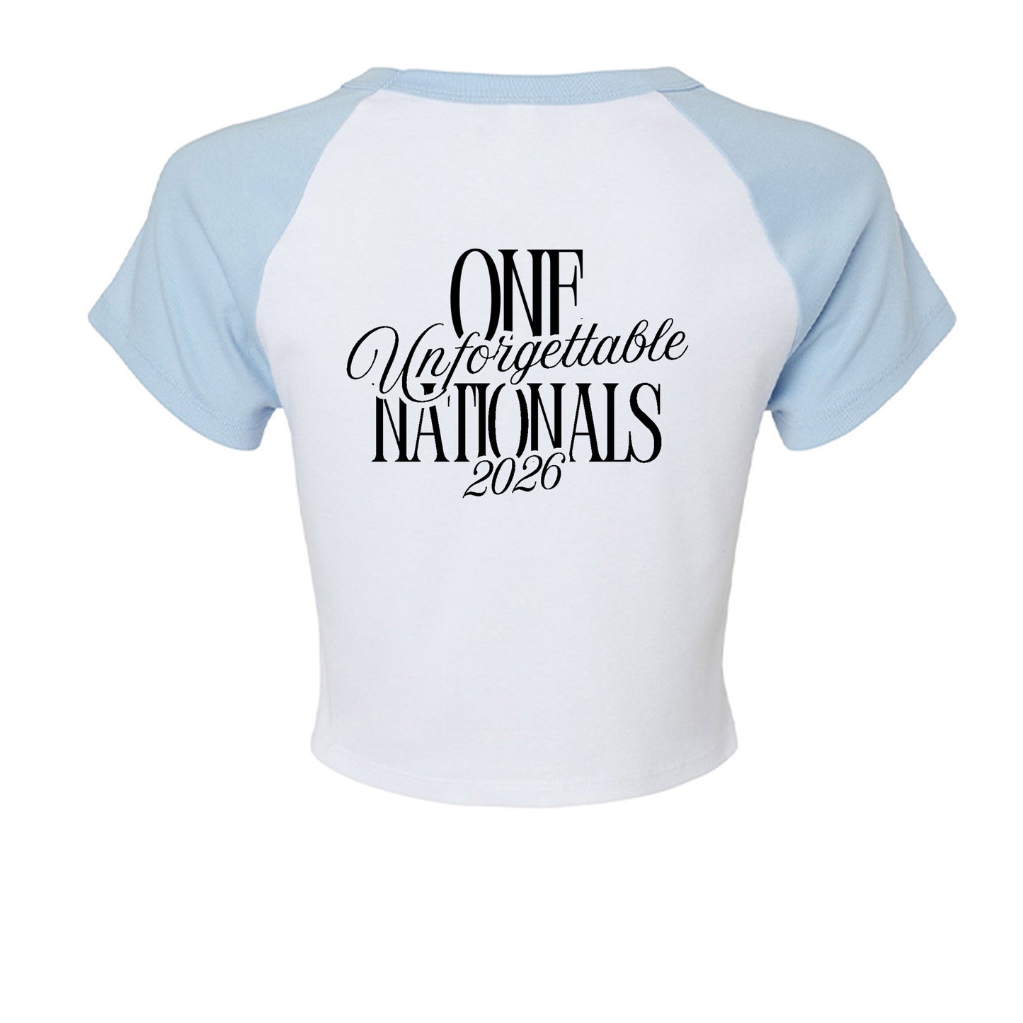 WHITE/ BABY BLUE - 1201 - BACK